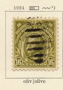 Philippines 1924 Early Issue Fine Used 16c. NW-172030