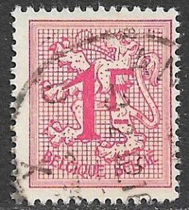 BELGIUM 1951-75 1fr Lion Rampant Issue Sc 420 VFU