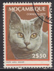 Mozambique 620 English Blue Cat 1979