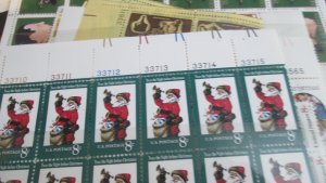 Forty 8c Plate Blocks in 200x 8c Stamps MNH  Face $16.00