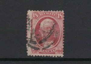 hawaii 1864 18 cent used stamp r13050
