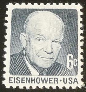 1970 6c Dwight D. Eisenhower 1393 Mint NH