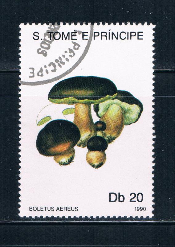 Saint Thomas and Prince Islands 938 Used Mushrooms ul (GI0327)