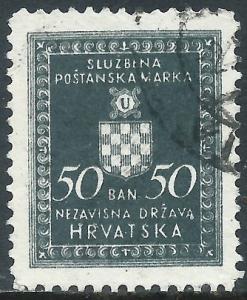 Croatia, Sc #O2, 50b Used