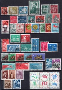 DDR GDR East Germany 1950-64 Group 49 Stamps Used or Mint Mostly Better ECV$220