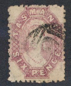 AUSTRALIA TASMANIA SCOTT #32 USED 6P