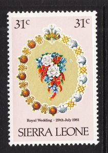 Sierra Leone 509 Royal Wedding MNH VF