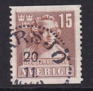 Sweden #314  used 1940 Sergel  perf. 12 1/2  vert.   15o