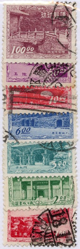 Ryukyu Stamps # 19-26 Used VF