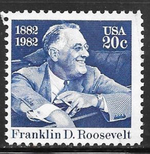 USA 1950: 20c FD Roosevelt, MNH, VF