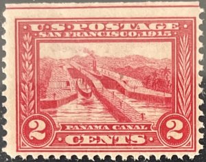 Scott #398 1913 2¢ Panama-Pacific Exposition Panama Canal perf. 12 MNH OG