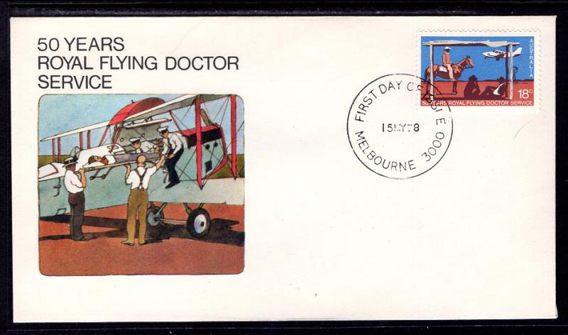 Australia 676 Flying Doctor Australia Post U/A FDC