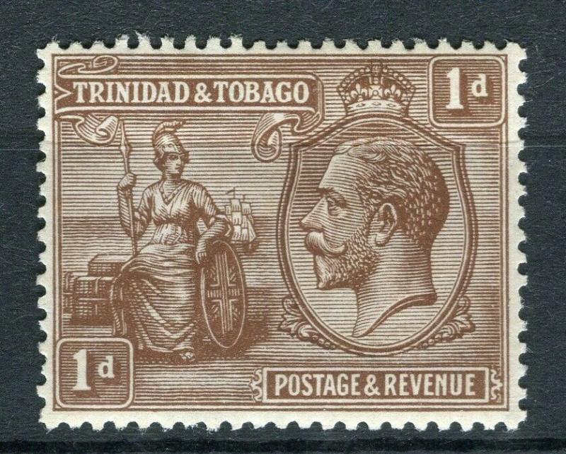 TRINIDAD; 1920s early GV issue fine Mint hinged 1d. value