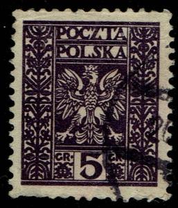 Poland 258  Used - 5Gr Eagle Arms (1928)