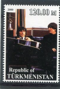 Turkmenistan 2000 JOHN LENNON Stamp Perforated Mint (NH)