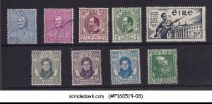 IRELAND - 1929-54 SCOTT#80-82,120,124-125,141,153-154 9V