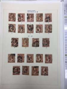 US stamp,   LOT, Interesting cancel, used, Genuine,  List 2811