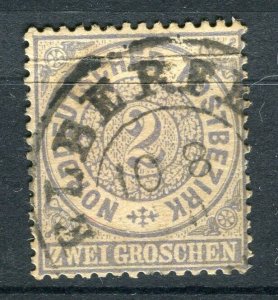 GERMANY; NORTHERN STATES 1868-70 classic rouletted issue used 2g. value