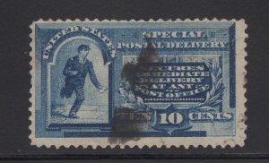 US Stamp #E2 10c Special Delivery USED SCV $45