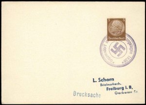 3rd Reich Germany Geppersdorf Sudetenland Annexation Provisional Cover G67094