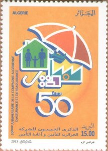 Algeria 2013 MNH Stamps Scott 1591 Insurance Company Finance