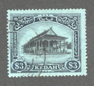 Malaya - Kedah, Scott #44   VF, Used,  CV $110.00 ....  3240038