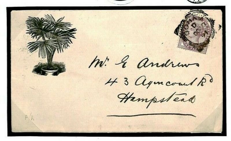 GB Cover SUFFOLK HORTICULTURE *Red House Nurseries* Advert 1891 {samwells}C06a