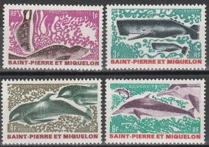 St Pierre & Miq #389-92  F-VF Unused  CV $17.00  (A9622)