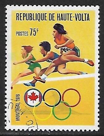 Upper Volta # 392 - Olympics, Hurdles - unused CTO....{KlZw15}