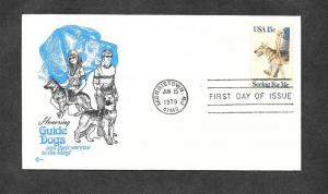 U S 1787 FDC Seeing Eye Dogs Cover Craft Cachet!