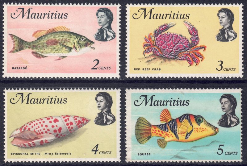 Mauritius #339-42*  CV $2.75  (#342 no gum)