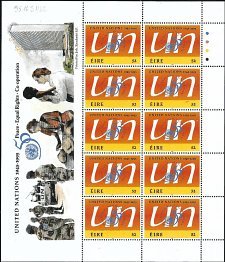 IRELAND   #987 MNH FULL SHEET OF 10 (1)