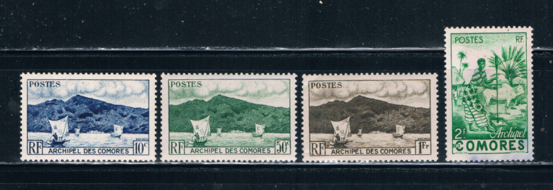 Comoro Islands 30-33 MLH Scenes  (C0072)