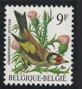 Belgium Eurasian goldfinch Bird Buzin 'Chardonneret' 9f Typo paper 1986 MNH