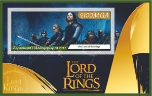 Stamps. Cinema. The Lord of the Rings 2017 year 6 sheets perforated MNH**