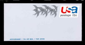 SCOTT #UC44a MINT AIR LETTER SHEET