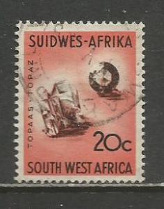 South West Africa   #278  Used  (1961)  c.v. $2.10