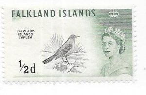 Falkland Islands #128 1/2 p Bird (MH)  CV.$5.00