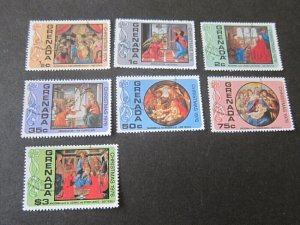 Grenada 1976 Sc 772-8 Christmas Religion set FU