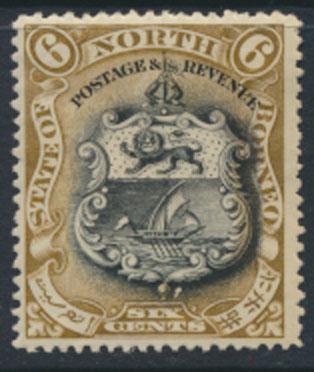 North Borneo  SG 101a MH   perf 15 x 14½ please see scan & details