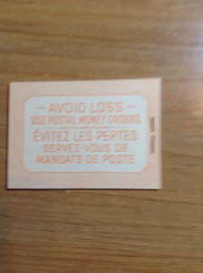 Canada BK41b Bilingual booklet