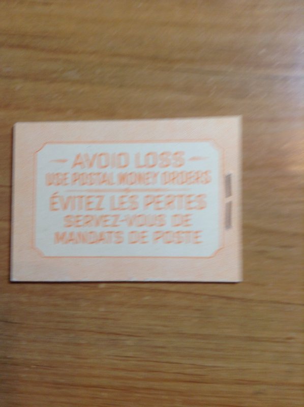 Canada BK41b Bilingual booklet