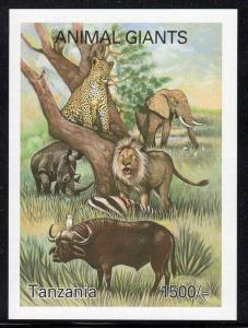 Tanzania 2251 - Mint-NH - African Mammals - S/S (3.00)