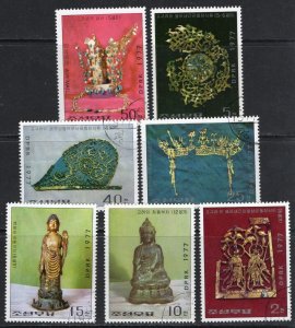 Thematic stamps korea 1977 RELICS  N1594/00 used