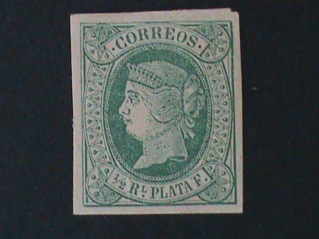 ​CUBA-1864- SC#18-QUEEN ISABELLA II- IMPERF MLH VF-160-YEARS OLD RARE-LAST ONE