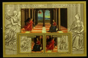 VATICAN CITY SGMS1461 2005 THE ANNUNCIATION BY RAPHAEL MNH