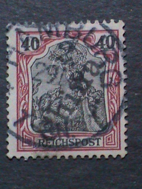 ​GERMANY-1898  BPP ERROR-OFFICE IN CHINA SCOTT NOT LISTED USED 125 YEARS OLD