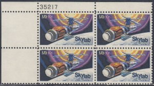 Scott 1529 MNH UL Pl Blk 35217 - Skylab