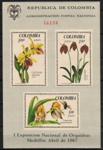 Colombia Stamp C491a  - Orchids