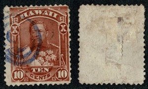 Hawaii #44 used 10c king